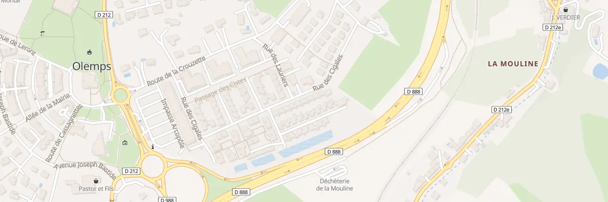 Plan du 30 Rue des Cigales à Olemps