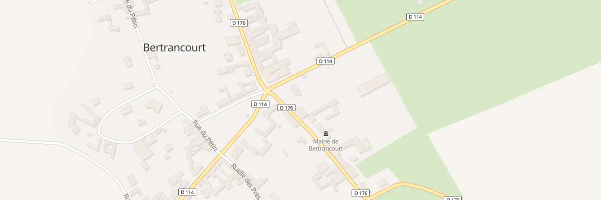 Plan du 1 Rue des Échevins à Bertrancourt