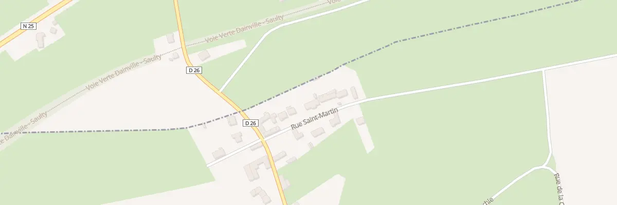 Plan du 6 Rue St Martin à La Herlière