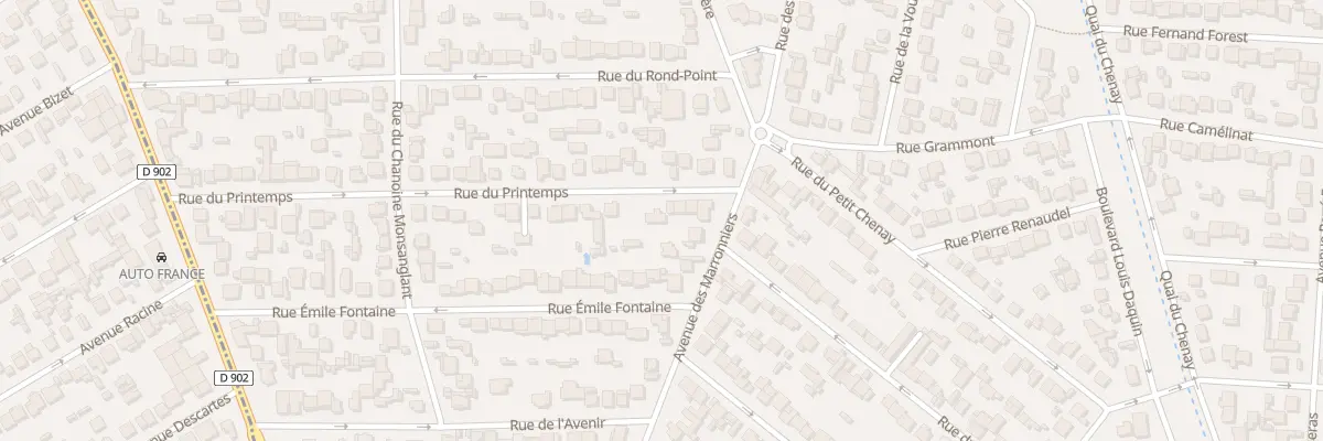 Plan du 3 Rue du Printemps à Gagny