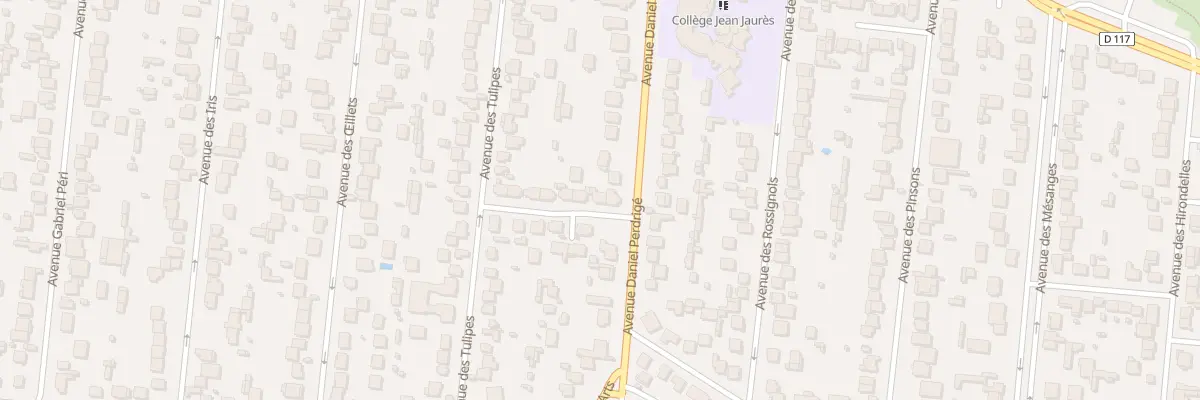 Plan du 4 Rue des Troenes à Montfermeil