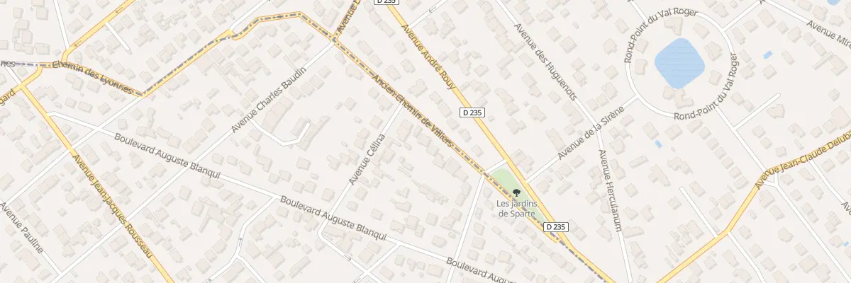 Plan du 26B Ach Ancien Chem de Villiers à Champigny-sur-Marne