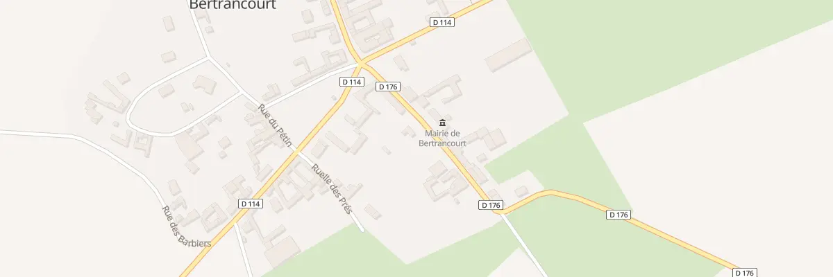 Plan du 2 Rue des Échevins à Bertrancourt
