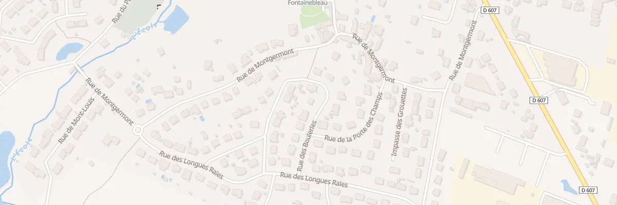 Plan du 10 Rue des Bouleries à Pringy