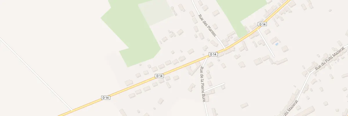 Plan du 64 Rte de Châteauneuf à Dun-sur-Auron