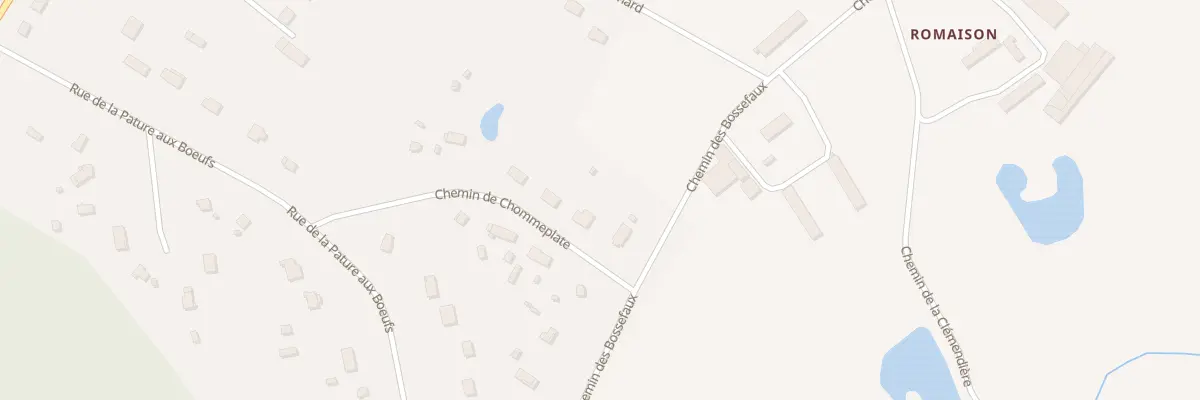 Plan du 13 Che de Chommeplate à Chailly-en-Gâtinais