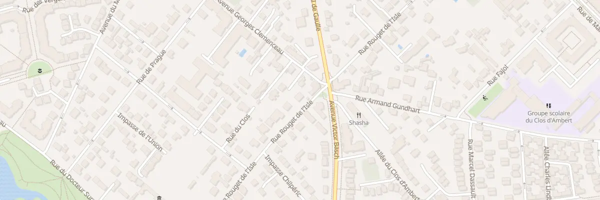 Plan du 82B Rue Rouget de l’Isle à Noisy-le-Grand