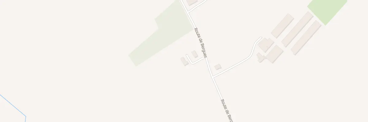 Plan du 957 Rte de Bergues à Winnezeele