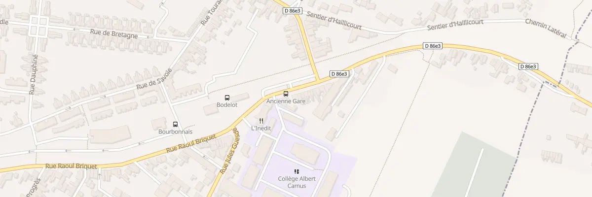 Plan du 871 Rue Louis Dussart à Bruay-la-Buissière
