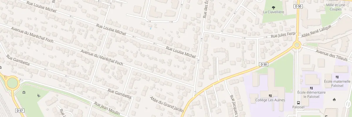 Plan du 88 Rue Louise Michel à Combs-la-Ville