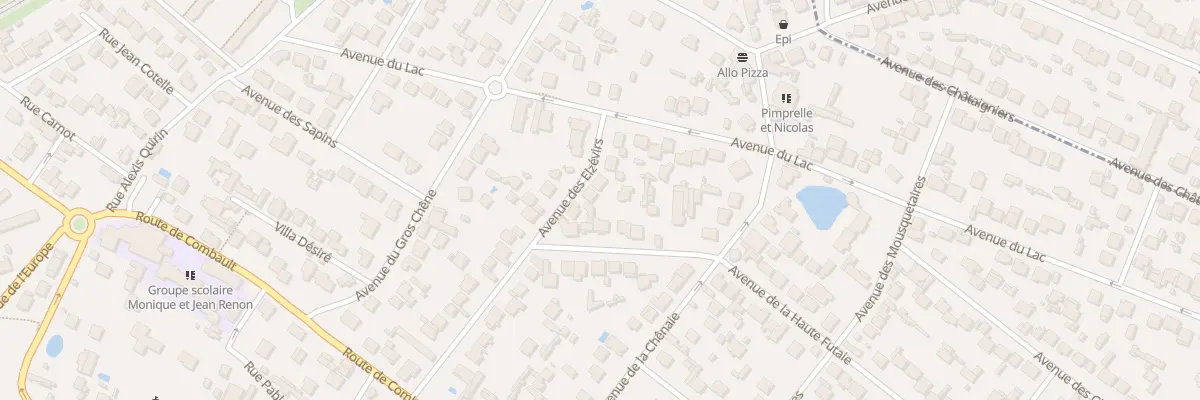 Plan du 24 Av des Elzévirs à Villiers-sur-Marne