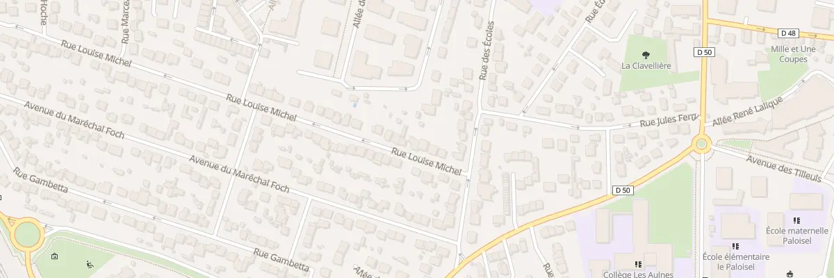 Plan du 87 Rue Louise Michel à Combs-la-Ville