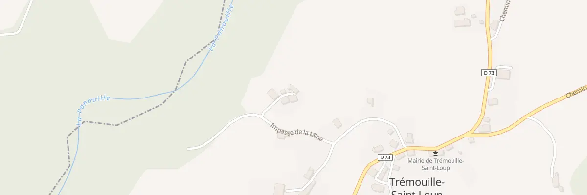 Plan du 5011 Le Bourg à Trémouille-Saint-Loup