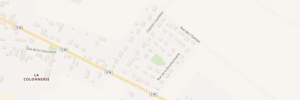 Plan du 15 Rue de la Bourbonnerie à Corbeilles