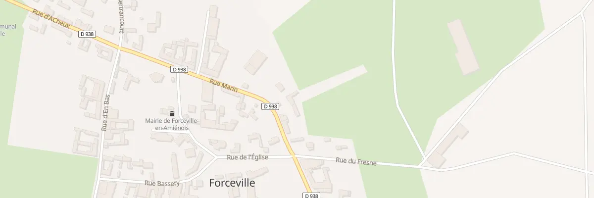 Plan du 8 Rue Marin à Forceville