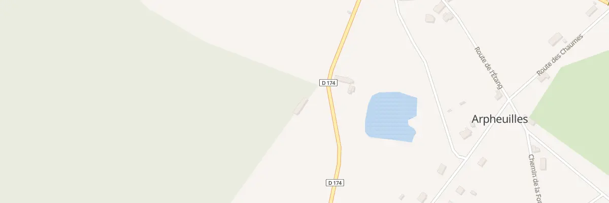 Plan du 270 Rte de la Tour à Arpheuilles