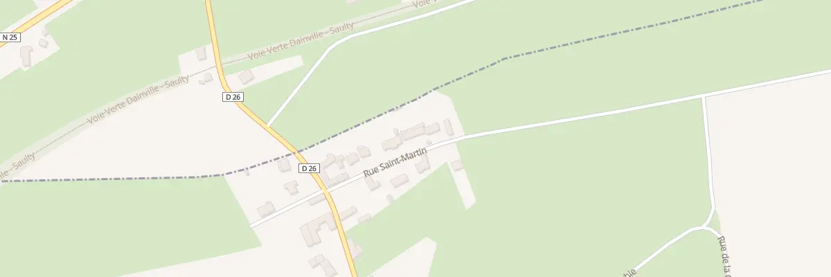 Plan du 8 Rue St Martin à La Herlière
