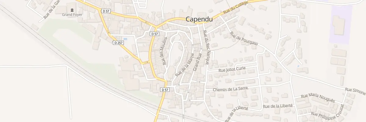 Plan du 35B Rue de la Cité à Capendu