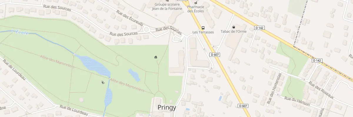 Plan du 135 Rue des Ecoles à Pringy