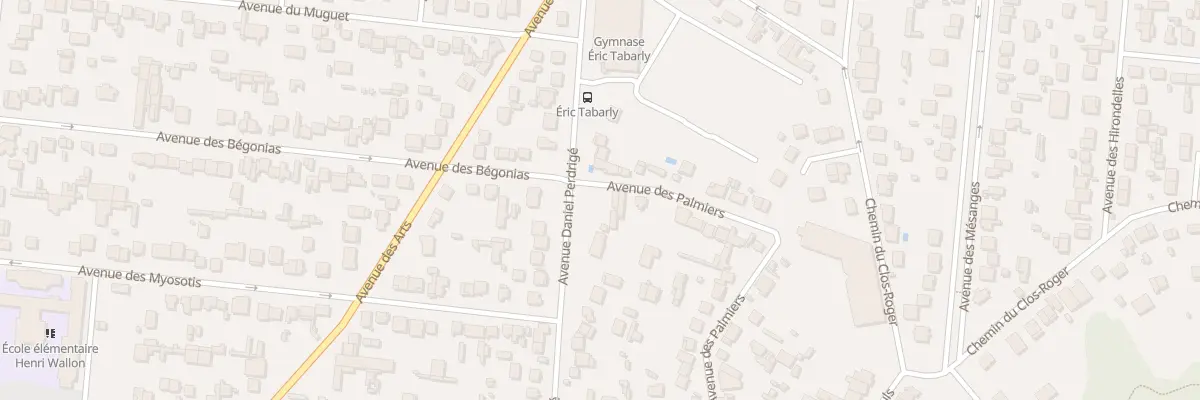 Plan du 2 Av des Palmiers à Montfermeil