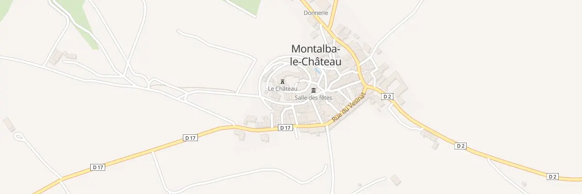 Plan du 54 Le Village à Montalba-le-Château