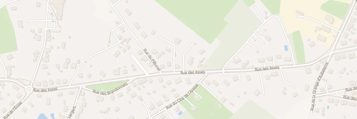 Plan du 49 Rue des Asses à Domérat