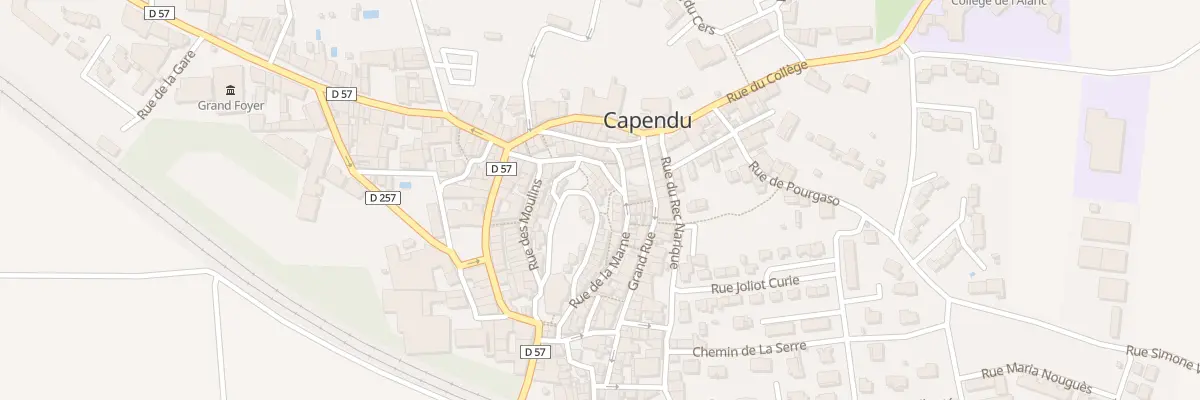 Plan du 19 Rue de la Cité à Capendu