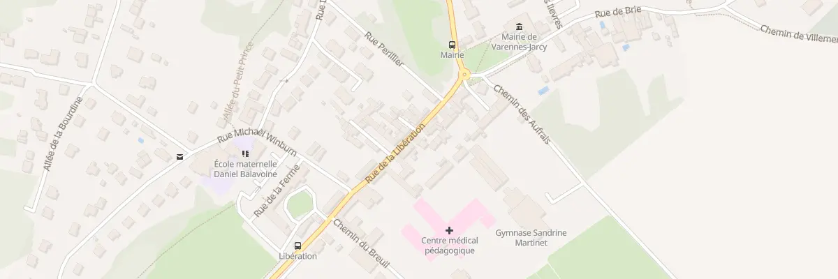 Plan du 19 Rue de la Libération à Varennes-Jarcy