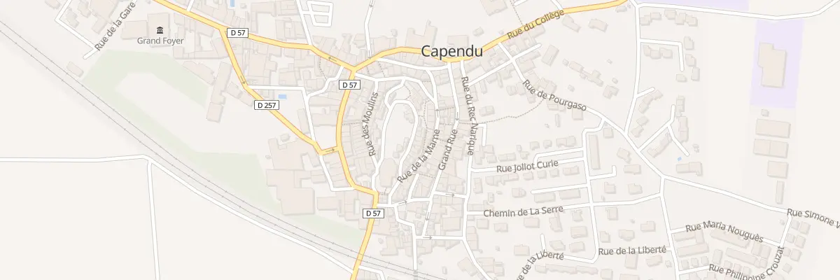 Plan du 31 Rue de la Cité à Capendu