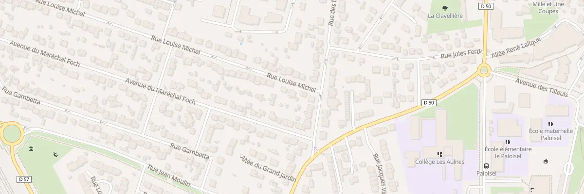 Plan du 92 Rue Louise Michel à Combs-la-Ville