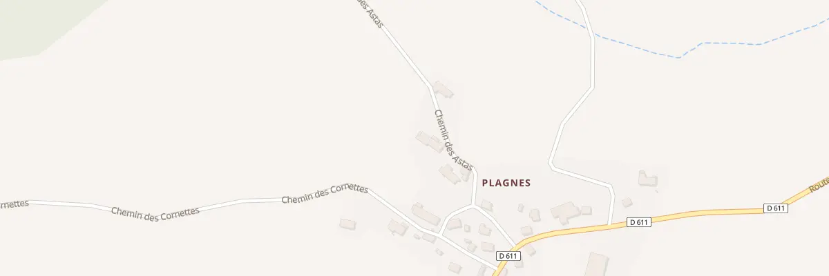 Plan du 5107 Font de Feuil à Singles