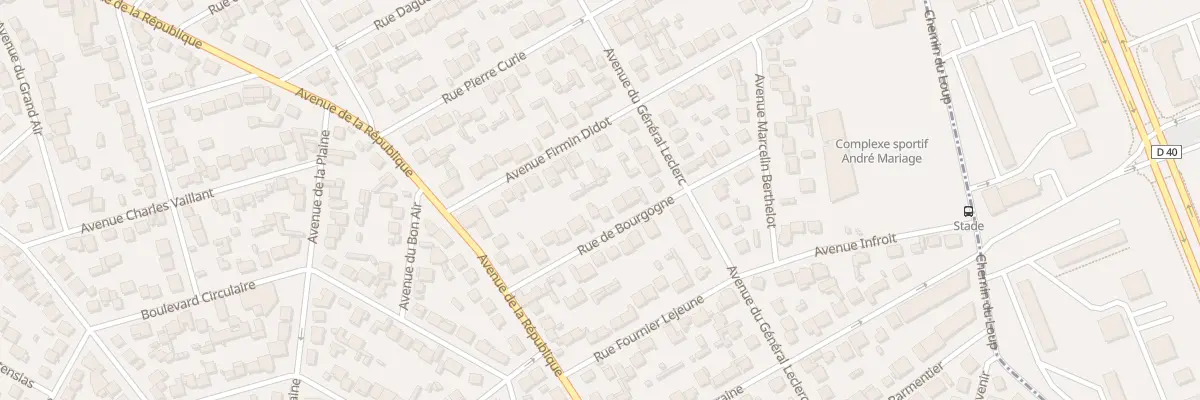 Plan du 13 Rue de Bourgogne à Villepinte