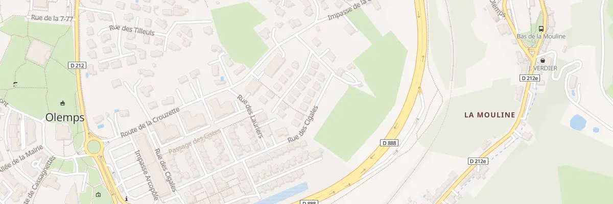Plan du 311 Rue des Cigales à Olemps
