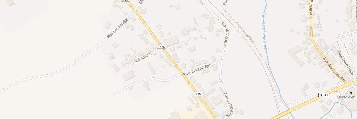 Plan du 16 Rte d’Ailly à Montdidier