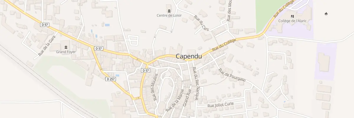 Plan du 197 Le Village à Capendu