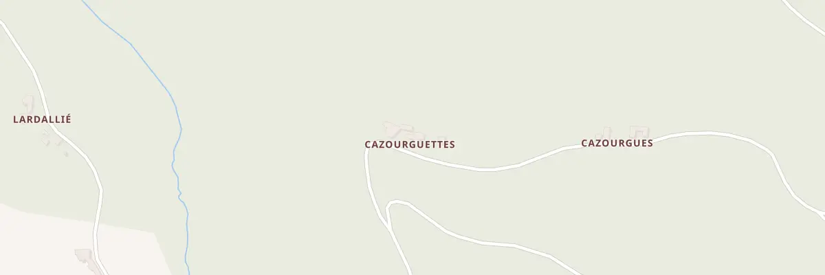 Plan du 5067 Cazourguette à Miolles