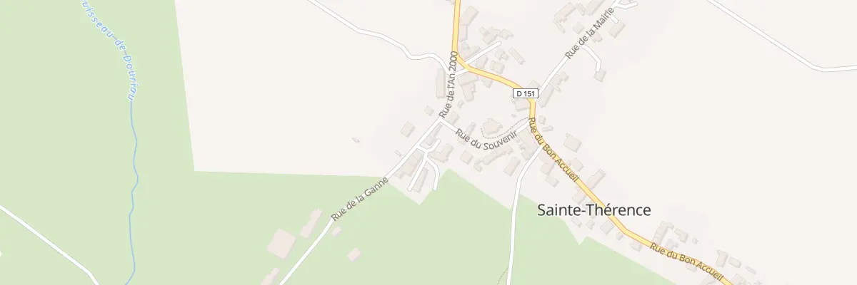Plan du 4 Pas de la Dime à Sainte-Thérence