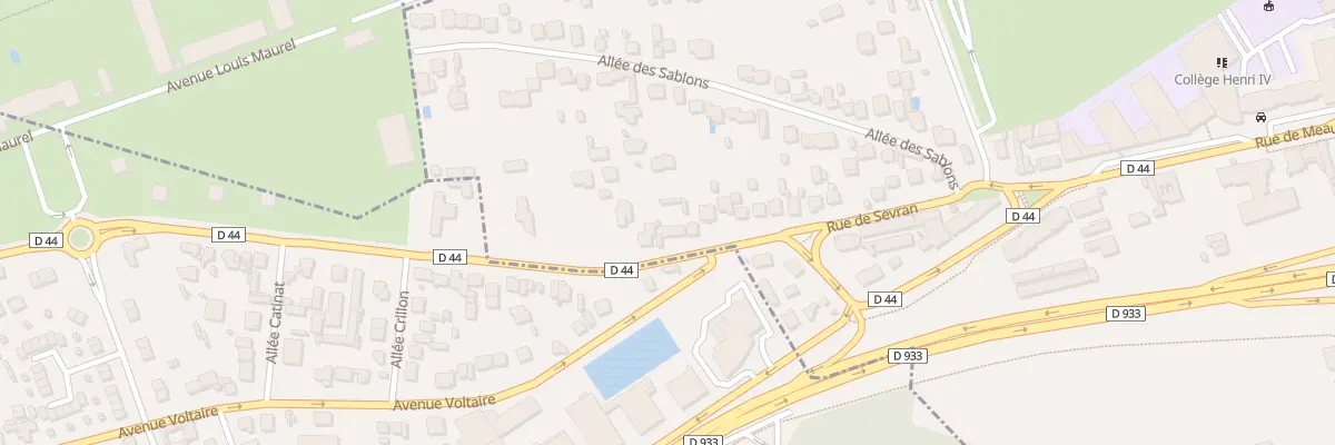 Plan du 46 Rue de Sevran à Vaujours