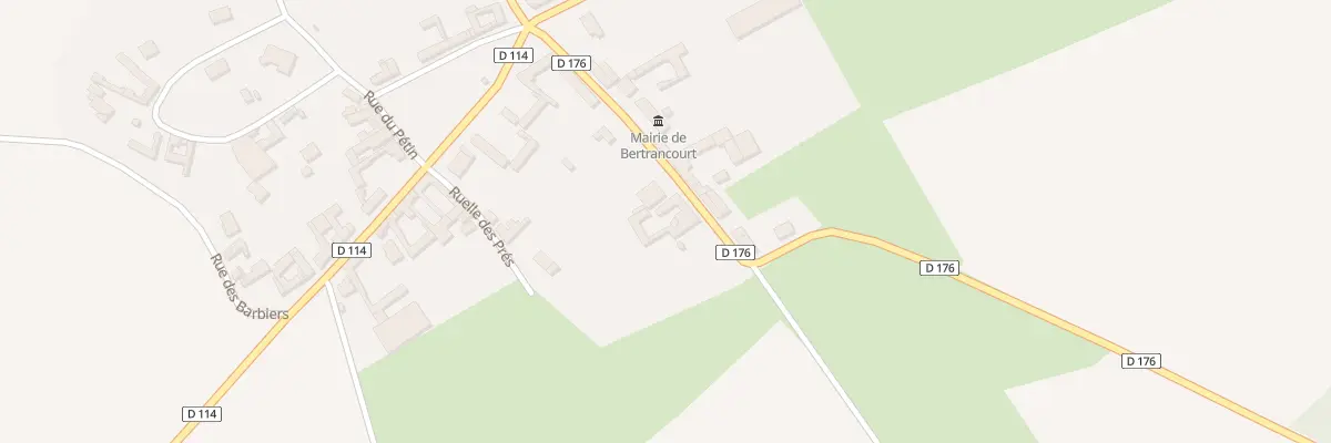 Plan du 6 Rue des Échevins à Bertrancourt