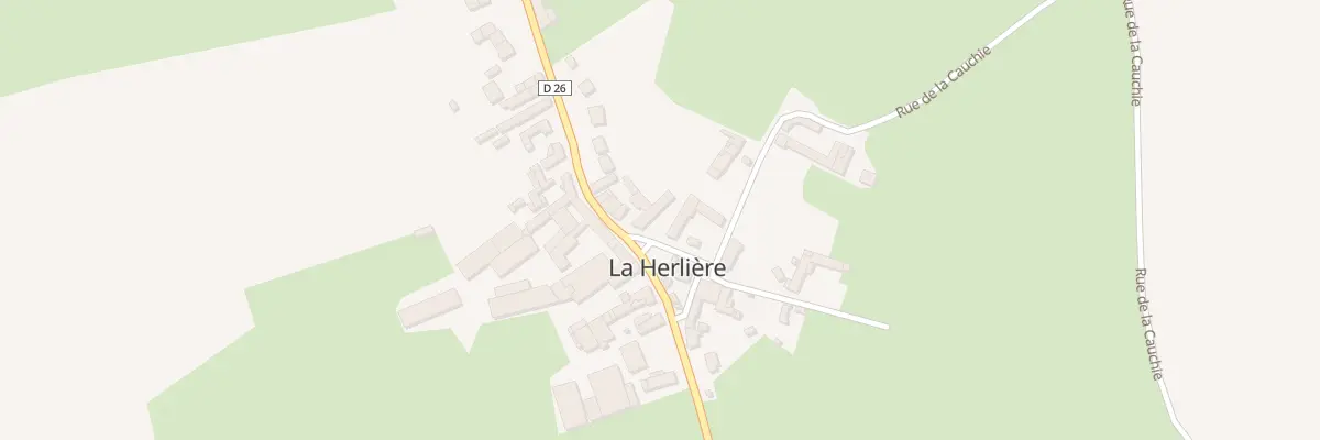 Plan du 1 Pl de la Mairie à La Herlière