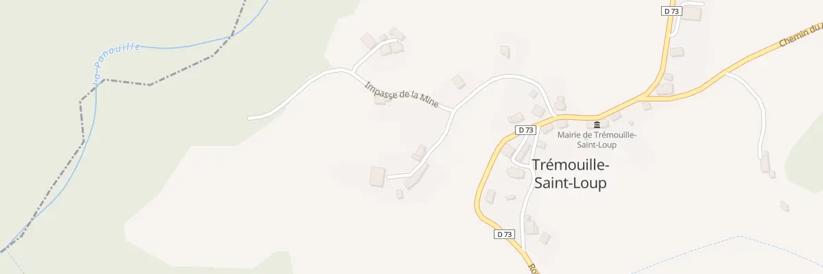 Plan du 5108 Le Bourg à Trémouille-Saint-Loup