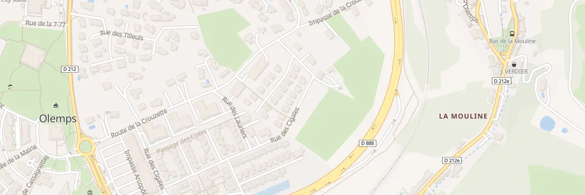 Plan du 33 Rue des Cigales à Olemps