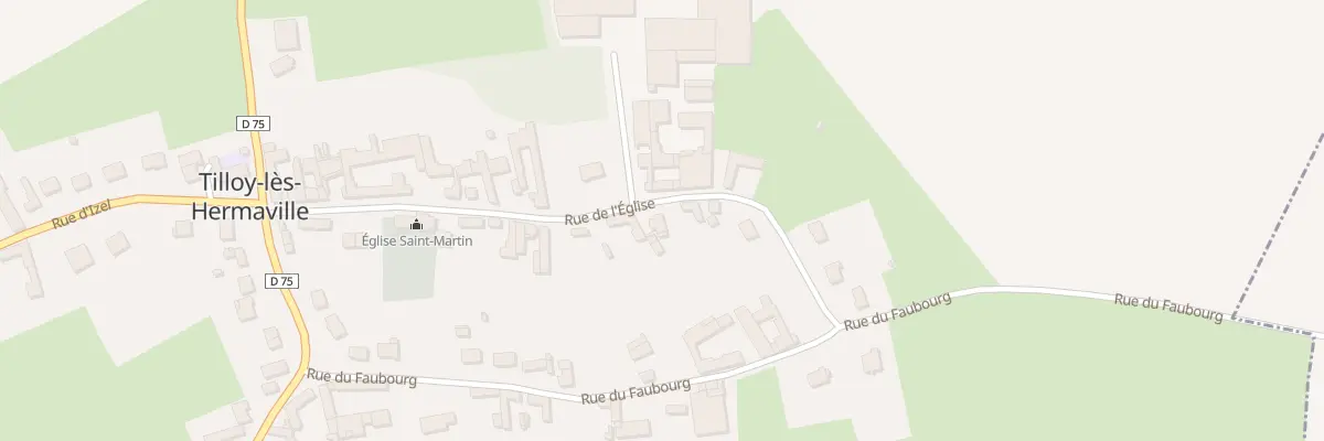 Plan du 28 Rue de l’Eglise à Tilloy-lès-Hermaville