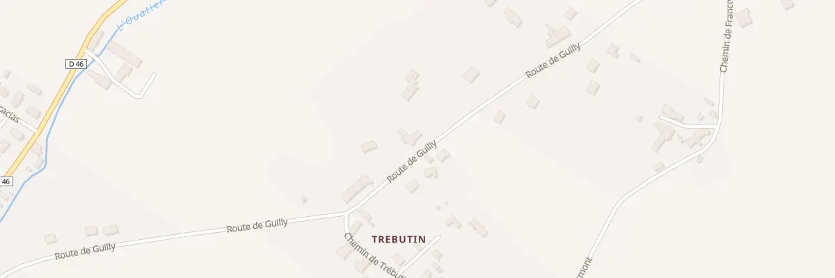 Plan du 176 Rte de Guilly à Rians