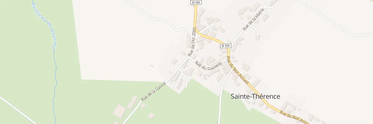 Plan du 2 Pas de la Dime à Sainte-Thérence
