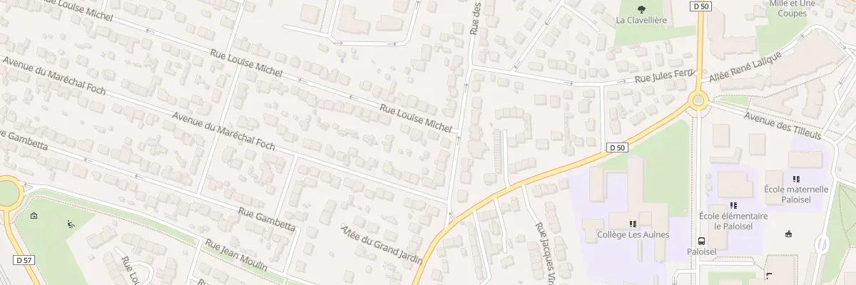 Plan du 94 Rue Louise Michel à Combs-la-Ville