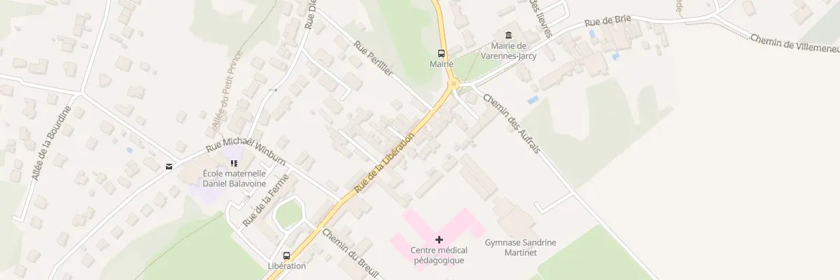 Plan du 11 Rue de la Libération à Varennes-Jarcy