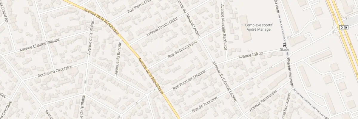Plan du 14 Rue de Bourgogne à Villepinte