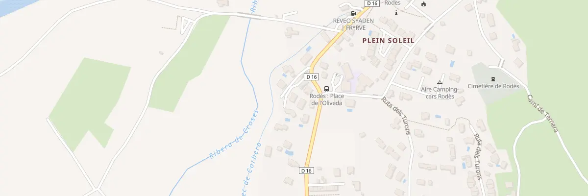 Plan du 17B Cae Gran à Rodès