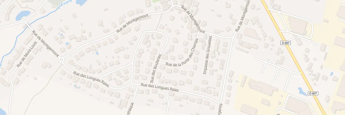 Plan du 9 Rue de la Porte des Champs à Pringy